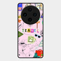 Travelogue Treasures Glass Case Cover For Vivo X100 5G