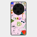Travelogue Treasures Glass Case Cover For Vivo X100 5G