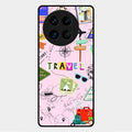 Travelogue Treasures Glass Case Cover For Vivo X90 Pro 5G