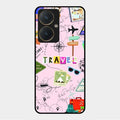 Travelogue Treasures Glass Case Cover For Vivo Y27