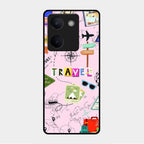 Travelogue Treasures Glass Case Cover For Vivo Y300 Plus 5G