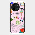 Travelogue Treasures Glass Case Cover For Vivo Y58 5G