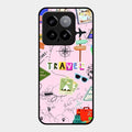 Travelogue Treasures Glass Case Cover For Xiaomi 14 5G