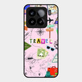 Travelogue Treasures Glass Case Cover For Xiaomi 15 5G