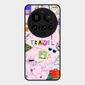 Travelogue Treasures Glass Case Cover For Xiaomi 15 Ultra 5G