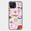 Travelogue Treasures Glass Case Cover For Xiaomi Mi 11 Lite