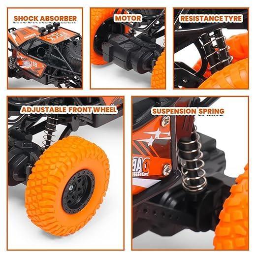 Rechargeable Remote Control Off-Road Monster Truck with 2.4GHz Frequency and Smoke Effect - ShopOnCliQ