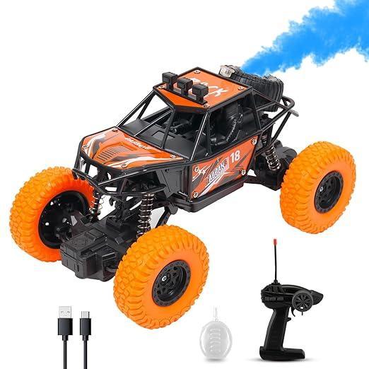 Rechargeable Remote Control Off-Road Monster Truck with 2.4GHz Frequency and Smoke Effect - ShopOnCliQ