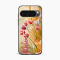 Tulip Floral Glass Case Cover For Google Pixel 10 Pro XL