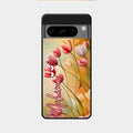 Tulip Floral Glass Case Cover For Google Pixel 8 Pro 5G