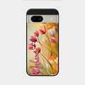 Tulip Floral Glass Case Cover For Google Pixel 8A 5G