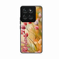 Tulip Floral Glass Case Cover For Motorola Edge 60 5G