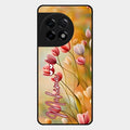 Tulip Floral Glass Case Cover For Oneplus 11R 5G