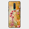 Tulip Floral Glass Case Cover For Oneplus 8