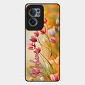 Tulip Floral Glass Case Cover For Oneplus Nord Ce 2 5G