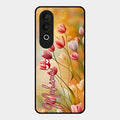 Tulip Floral Glass Case Cover For Oneplus Nord Ce 4 5G