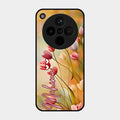 Tulip Floral Glass Case Cover For Oppo Find X8 5G
