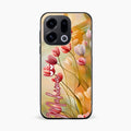 Tulip Floral Glass Case Cover For Oppo Find X9 5G