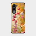 Tulip Floral Glass Case Cover For Oppo K13X 5G