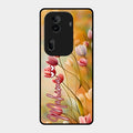 Tulip Floral Glass Case Cover For Oppo Reno 11 Pro 5G