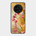 Tulip Floral Glass Case Cover For Realme 12X 5G
