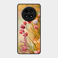 Tulip Floral Glass Case Cover For Realme 13 5G