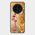 Tulip Floral Glass Case Cover For Realme 14 Pro Lite 5G
