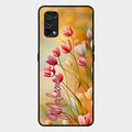Tulip Floral Glass Case Cover For Realme 7 Pro