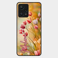 Tulip Floral Glass Case Cover For Realme 9 Pro 5G