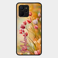 Tulip Floral Glass Case Cover For Realme 9I 5G