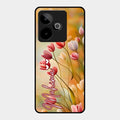 Tulip Floral Glass Case Cover For Realme Gt 7 5G