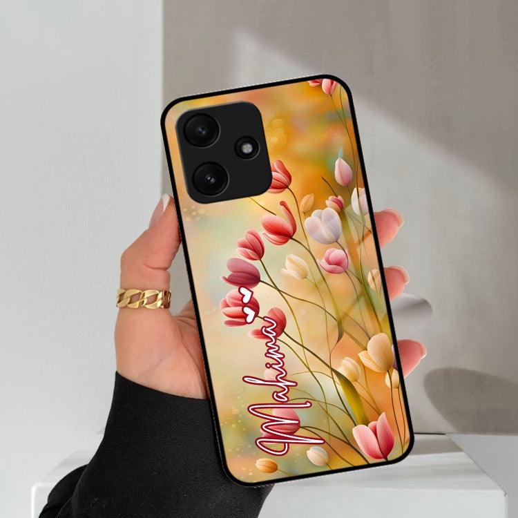 Tulip Floral Glass Case Cover For Redmi/Xiaomi - ShopOnCliQ