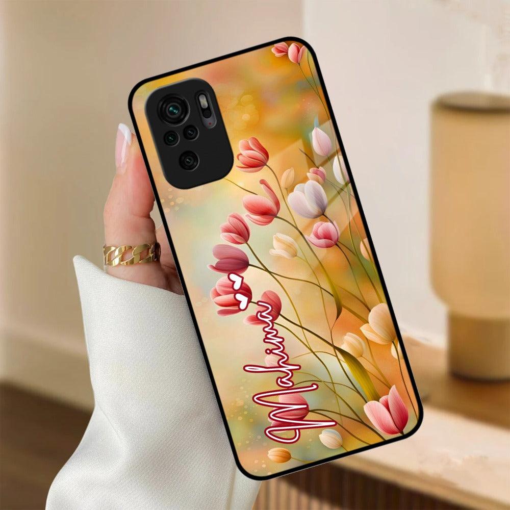 Tulip Floral Glass Case Cover For Redmi/Xiaomi - ShopOnCliQ