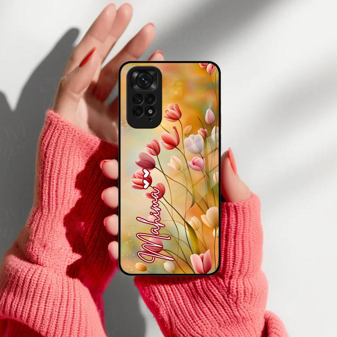 Tulip Floral Glass Case Cover For Redmi/Xiaomi - ShopOnCliQ