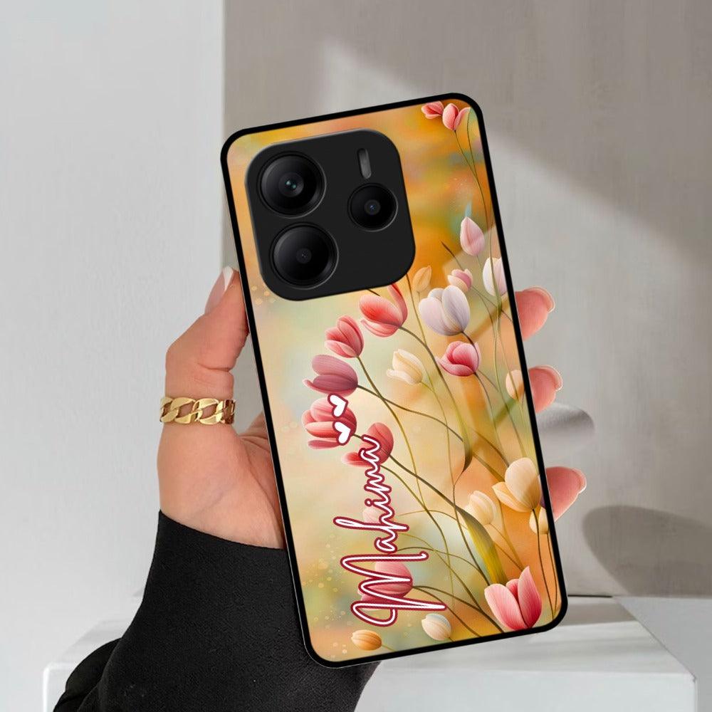Tulip Floral Glass Case Cover For Redmi/Xiaomi - ShopOnCliQ