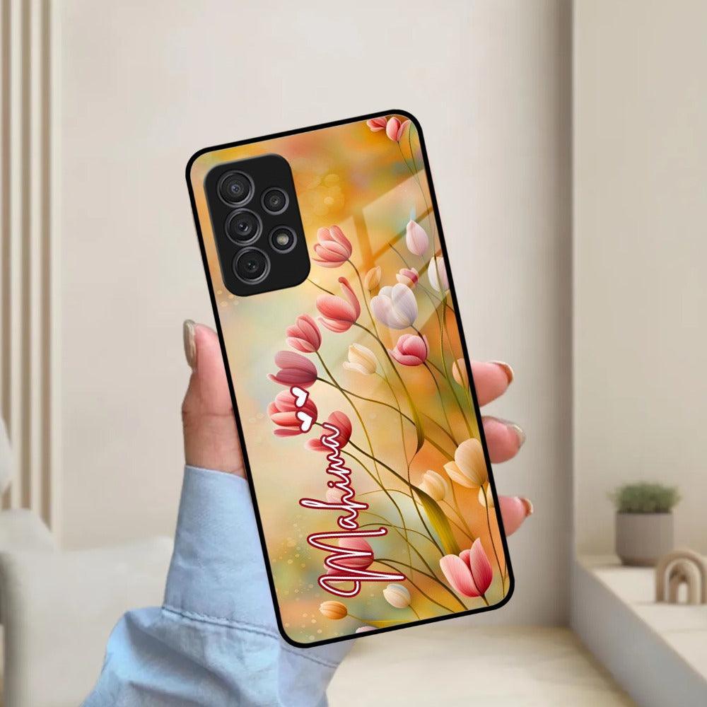 Tulip Floral Glass Case Cover For Samsung - ShopOnCliQ