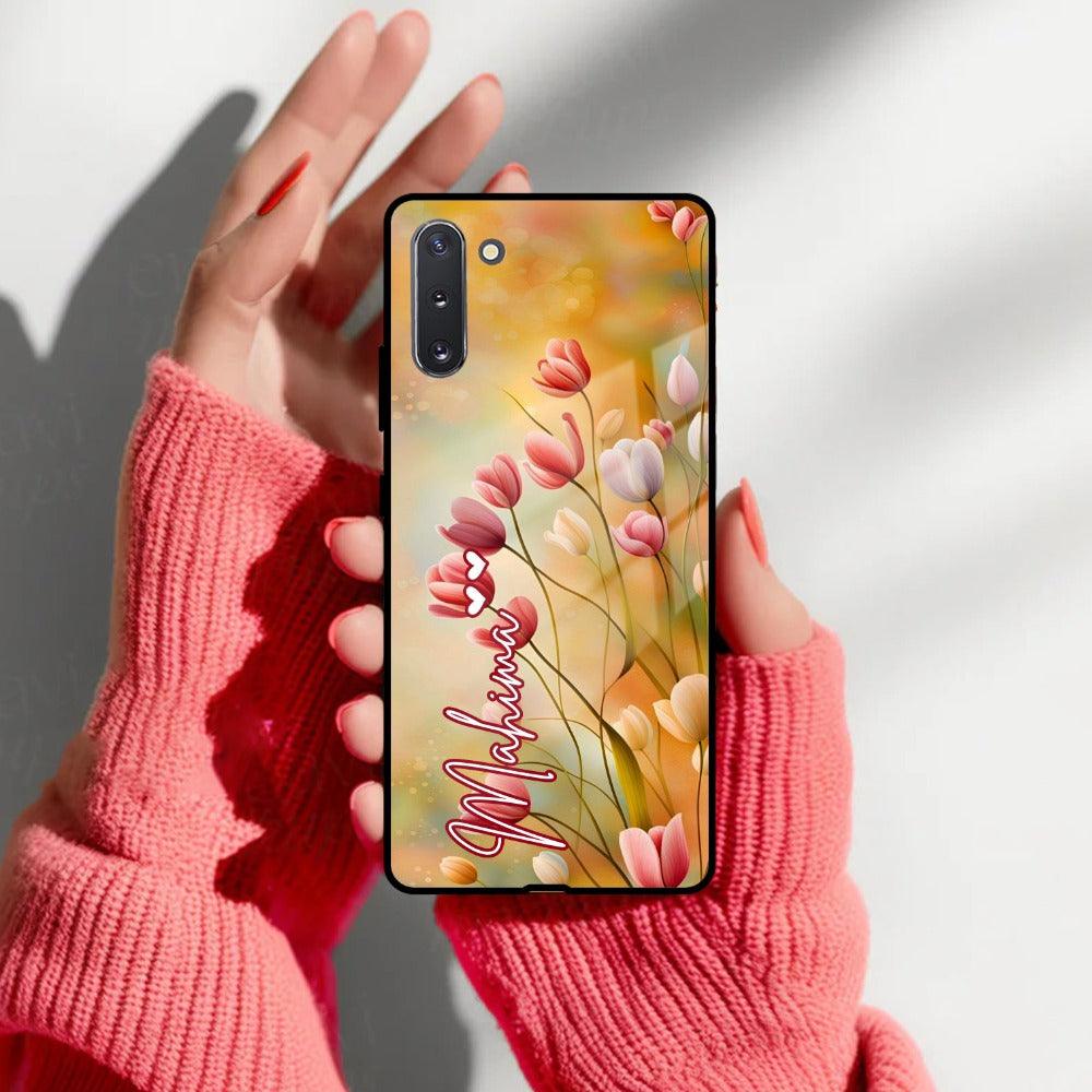 Tulip Floral Glass Case Cover For Samsung - ShopOnCliQ