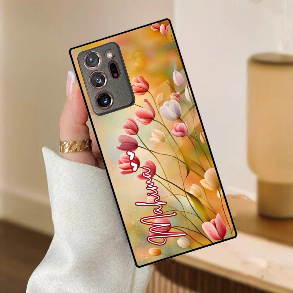 Tulip Floral Glass Case Cover For Samsung - ShopOnCliQ
