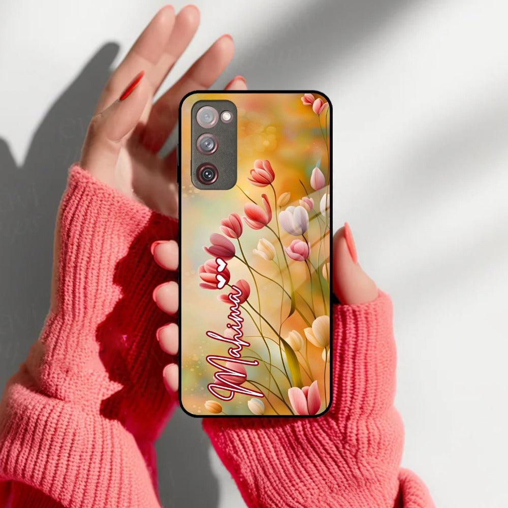 Tulip Floral Glass Case Cover For Samsung - ShopOnCliQ