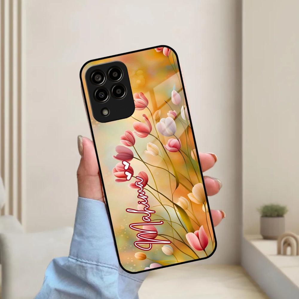 Tulip Floral Glass Case Cover For Samsung - ShopOnCliQ