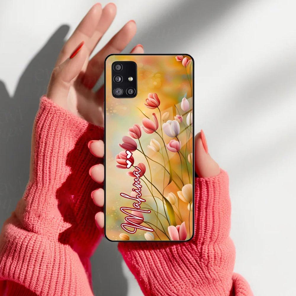 Tulip Floral Glass Case Cover For Samsung - ShopOnCliQ