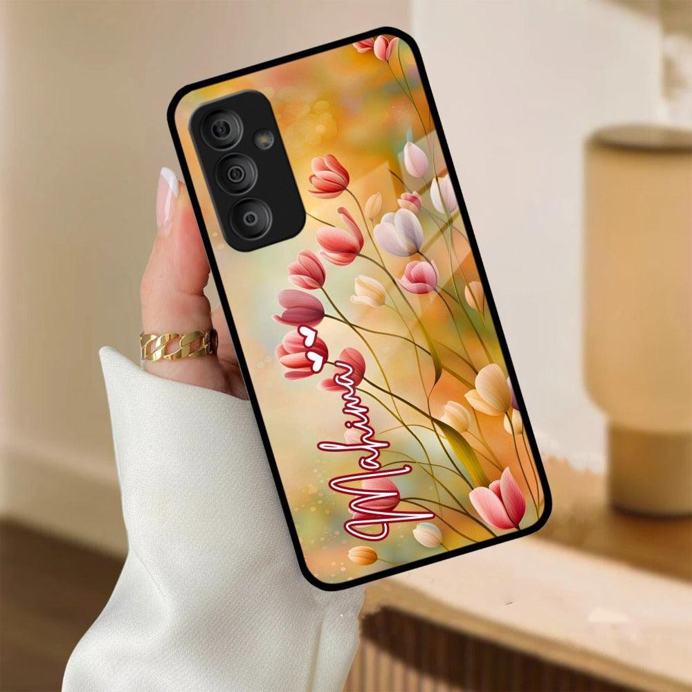 Tulip Floral Glass Case Cover For Samsung - ShopOnCliQ