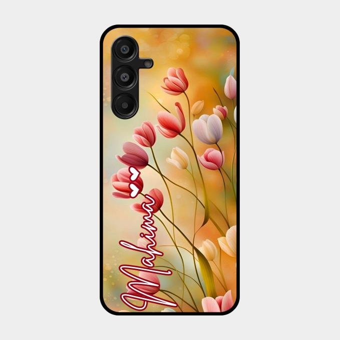 Tulip Floral Glass Case Cover For Samsung Galaxy A16 5G
