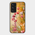 Tulip Floral Glass Case Cover For Samsung Galaxy A54 5G