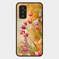 Tulip Floral Glass Case Cover For Samsung Galaxy F23 5G