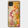 Tulip Floral Glass Case Cover For Samsung Galaxy F42 5G