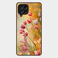 Tulip Floral Glass Case Cover For Samsung Galaxy M53 5G
