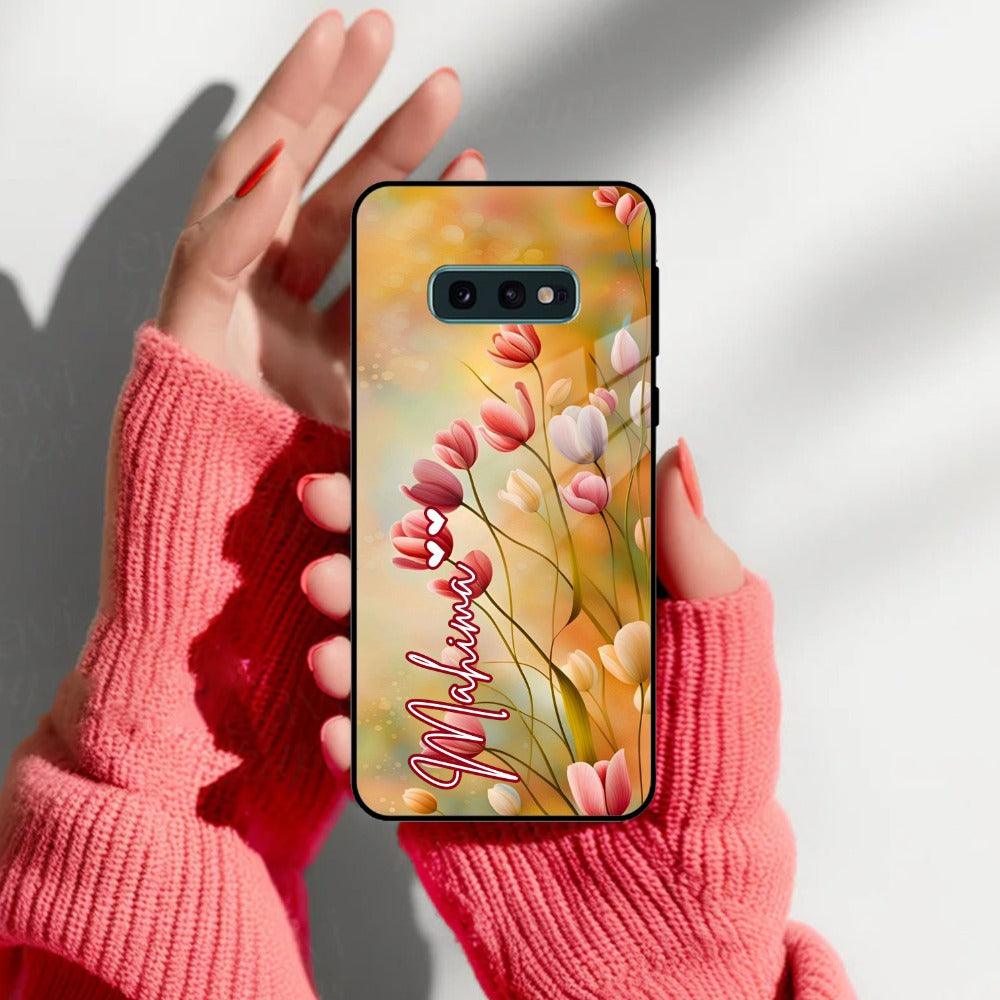 Tulip Floral Glass Case Cover For Samsung - ShopOnCliQ