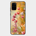 Tulip Floral Glass Case Cover For Samsung Galaxy S20 Plus