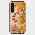 Tulip Floral Glass Case Cover For Samsung Galaxy S23 Fe 5G